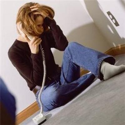 depresso al telefono