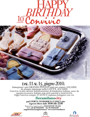 Convivio 2010, a Milano shopping per combattere l'Aids