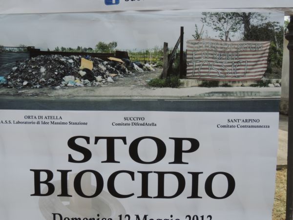 bici stop rifiuti tossici