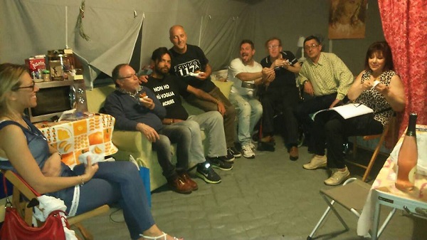 fratelli biviano casa dopo 2 anni tenda protesta